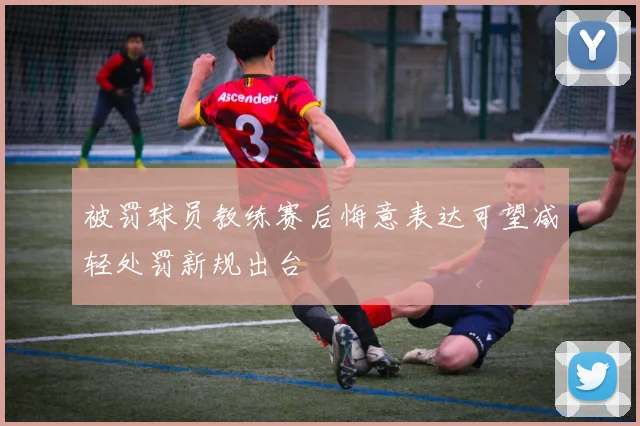 被罚球员教练赛后悔意表达可望减轻处罚新规出台